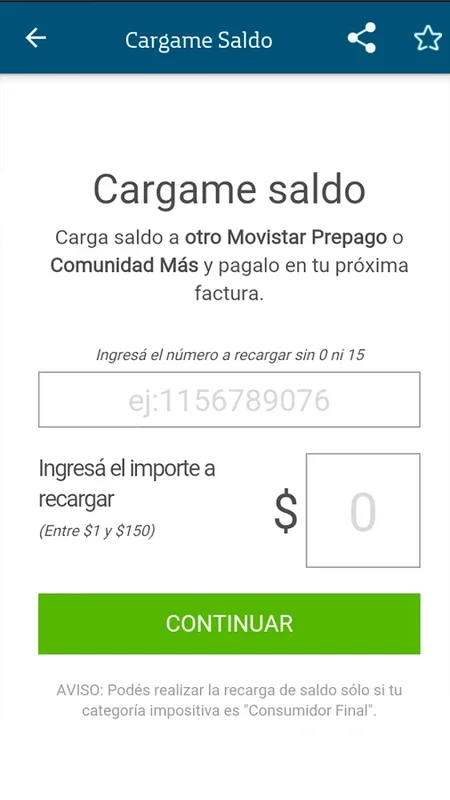 Mi Movistar Argentina for Android - Manage Your Movistar Services