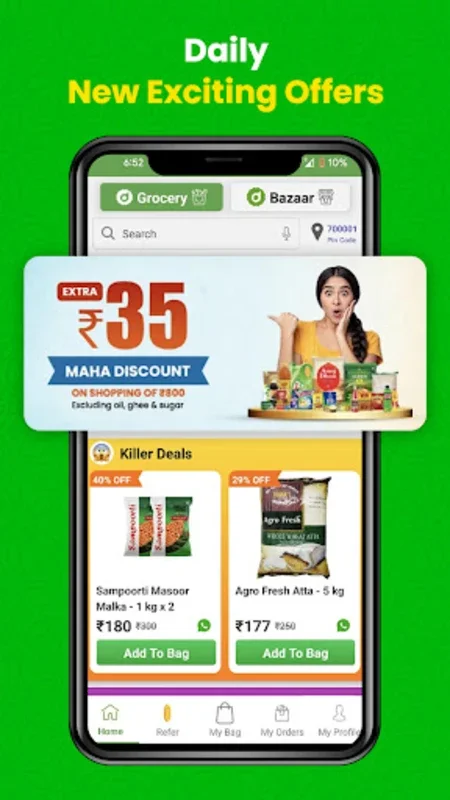 DealShare No.1 Online Kirana for Android - Shop Groceries Easily