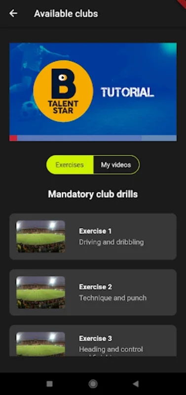 Btalentstar for Android: Connect with Pro Clubs