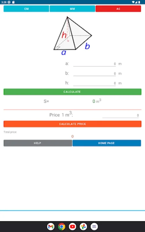 m3 - calculator for Android: Accurate Volume & Cost Calc