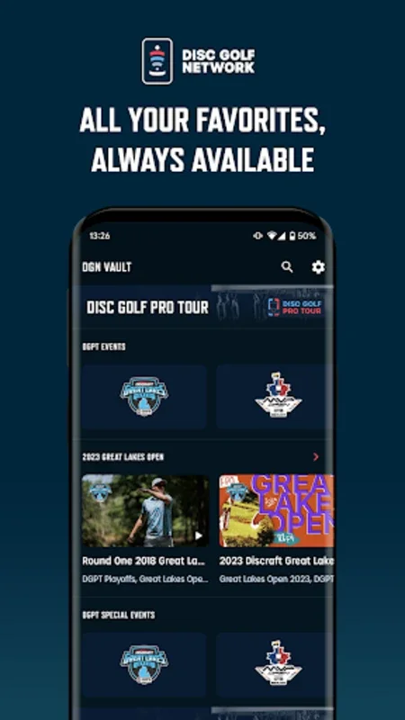 Disc Golf Network for Android - Immersive Disc Golf Experience