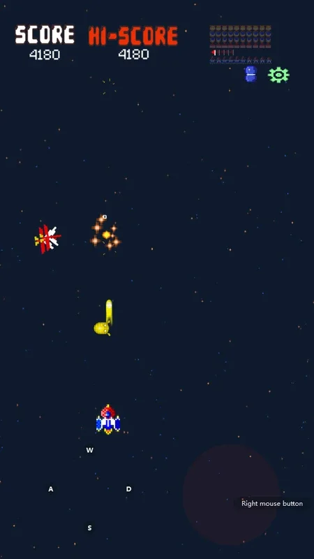 Galaxiga Retro for Android - A Cosmic Shoot 'Em Up