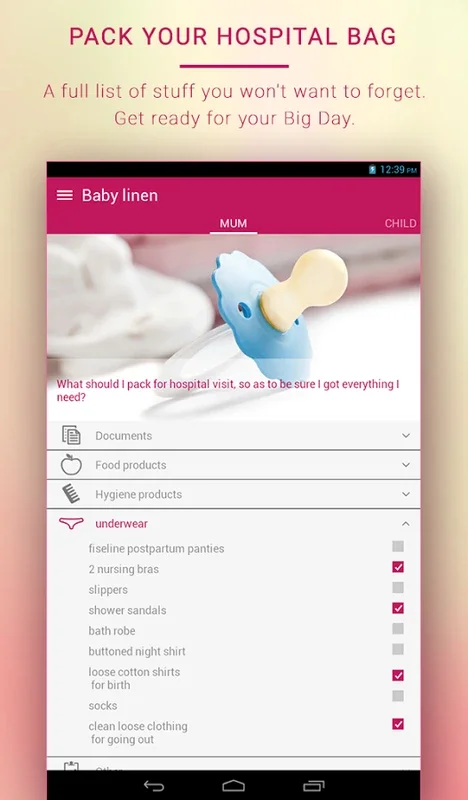 My Pregnancy for Android - Comprehensive Pregnancy Tracker