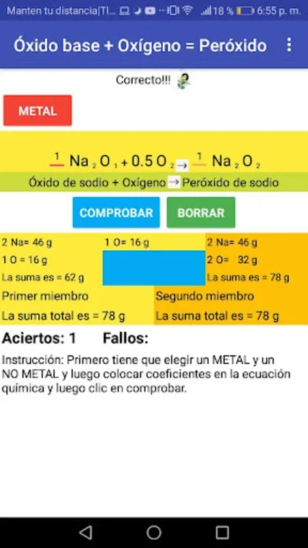 ÓXIDOS for Android: Enhance Chemistry Learning