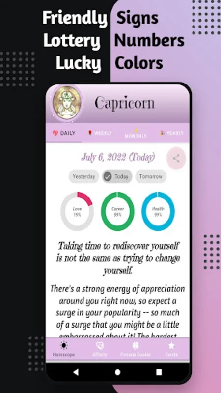 Capricorn Horoscope for Android - No Downloading Required