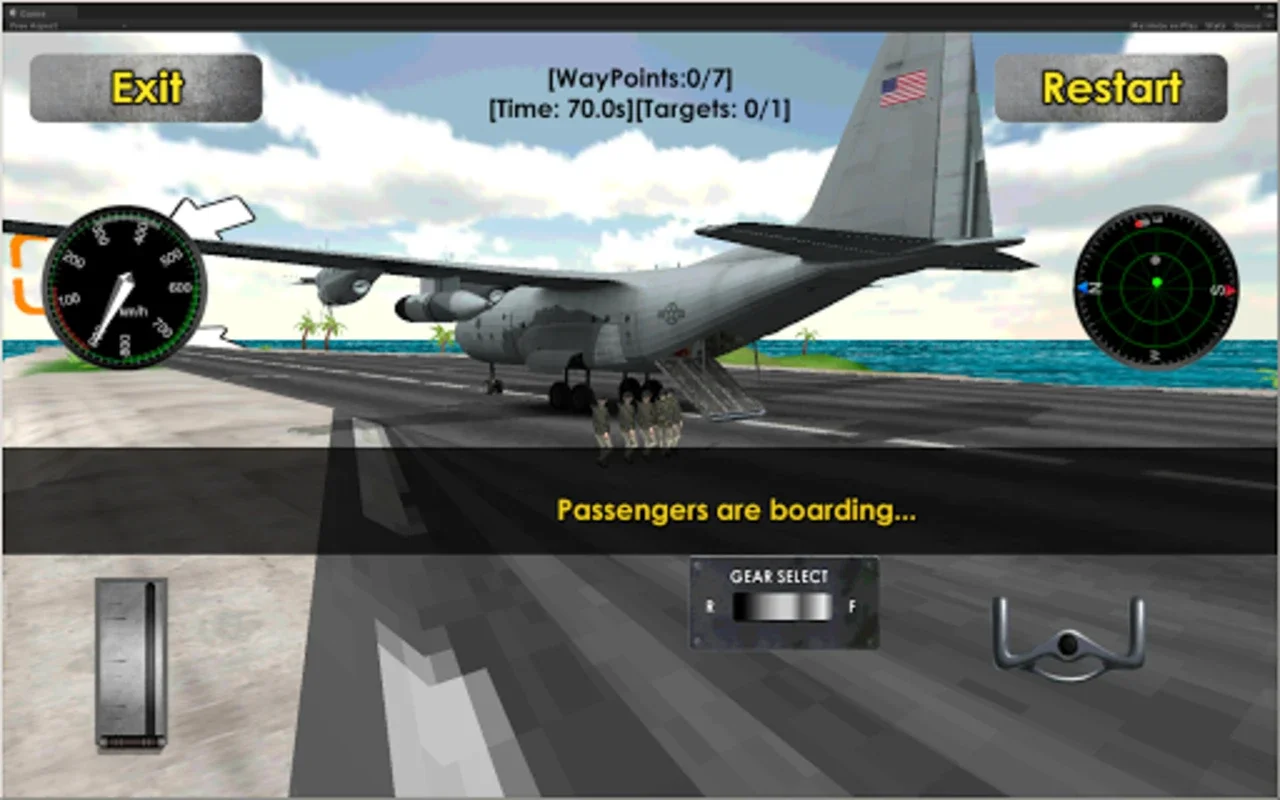 Fly Transport Airplane 3D for Android - Thrilling Flight Sim