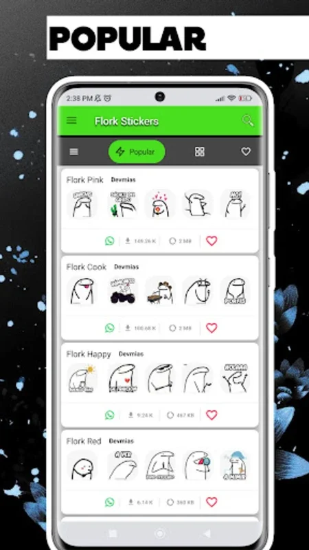 Flork Stickers for WhatsApp on Android - Enhance Chat Creativity