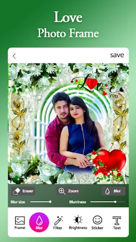 Love photo frame for Android - Download the APK from AppHuts