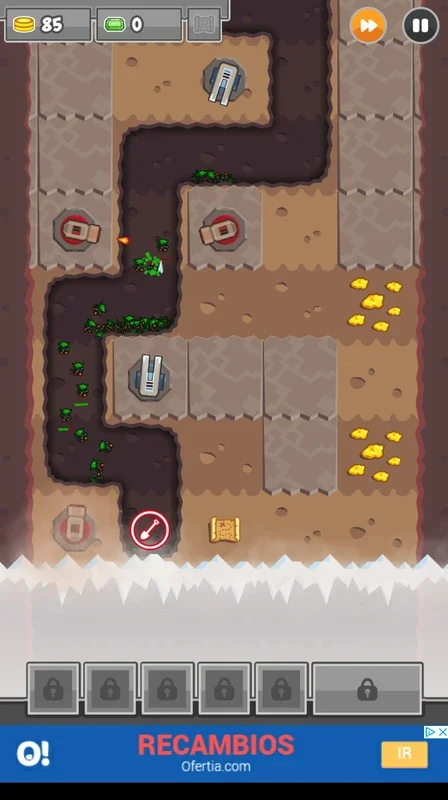 Digfender for Android: Build Defenses Underground