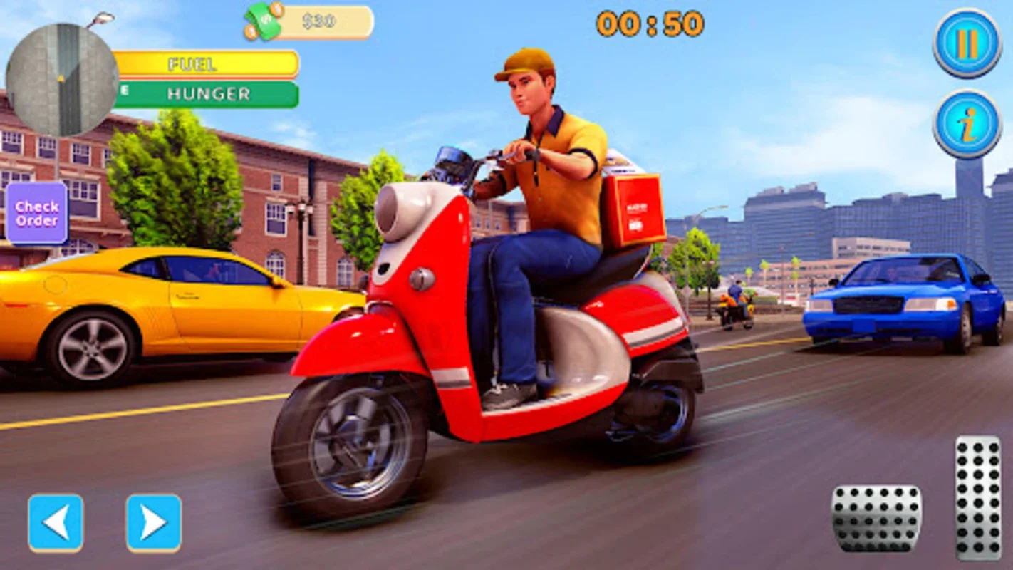 Food Delivery Boy Bike Game 3D for Android - Thrilling Virtual Delivery Experience