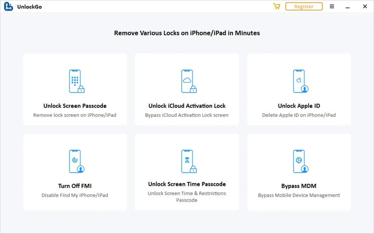 UnlockGo for Windows: Unlock Your iPhone/iPad Easily
