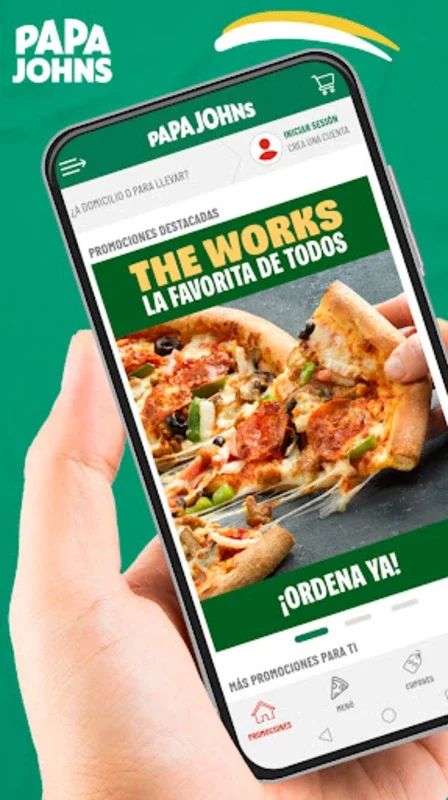 Papa John's El Salvador App for Android - Order Pizza Easily