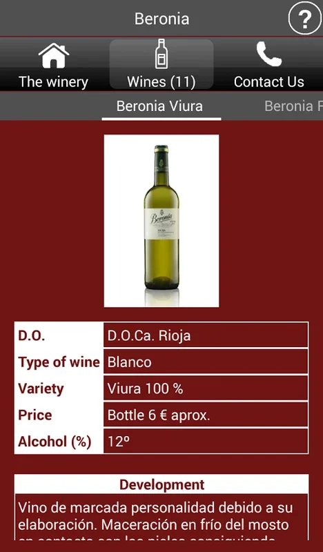 Wineries of Spain for Android - Explore Spanish Vineyards