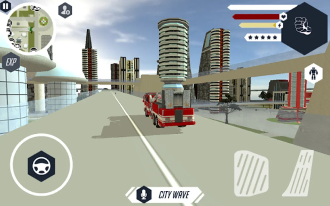 Robot Firetruck for Android - Safeguard the City