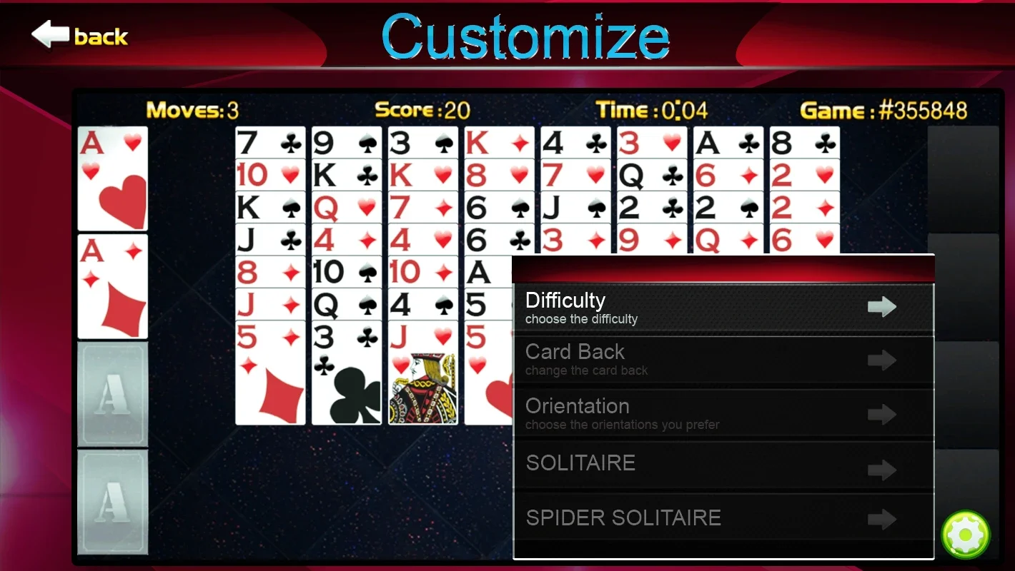 Spider Solitaire FreeCell for Android - Engaging Solitaire Experience