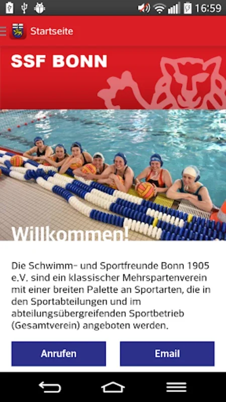 SSF Bonn 05 e.V. for Android - Stay Updated with Sports