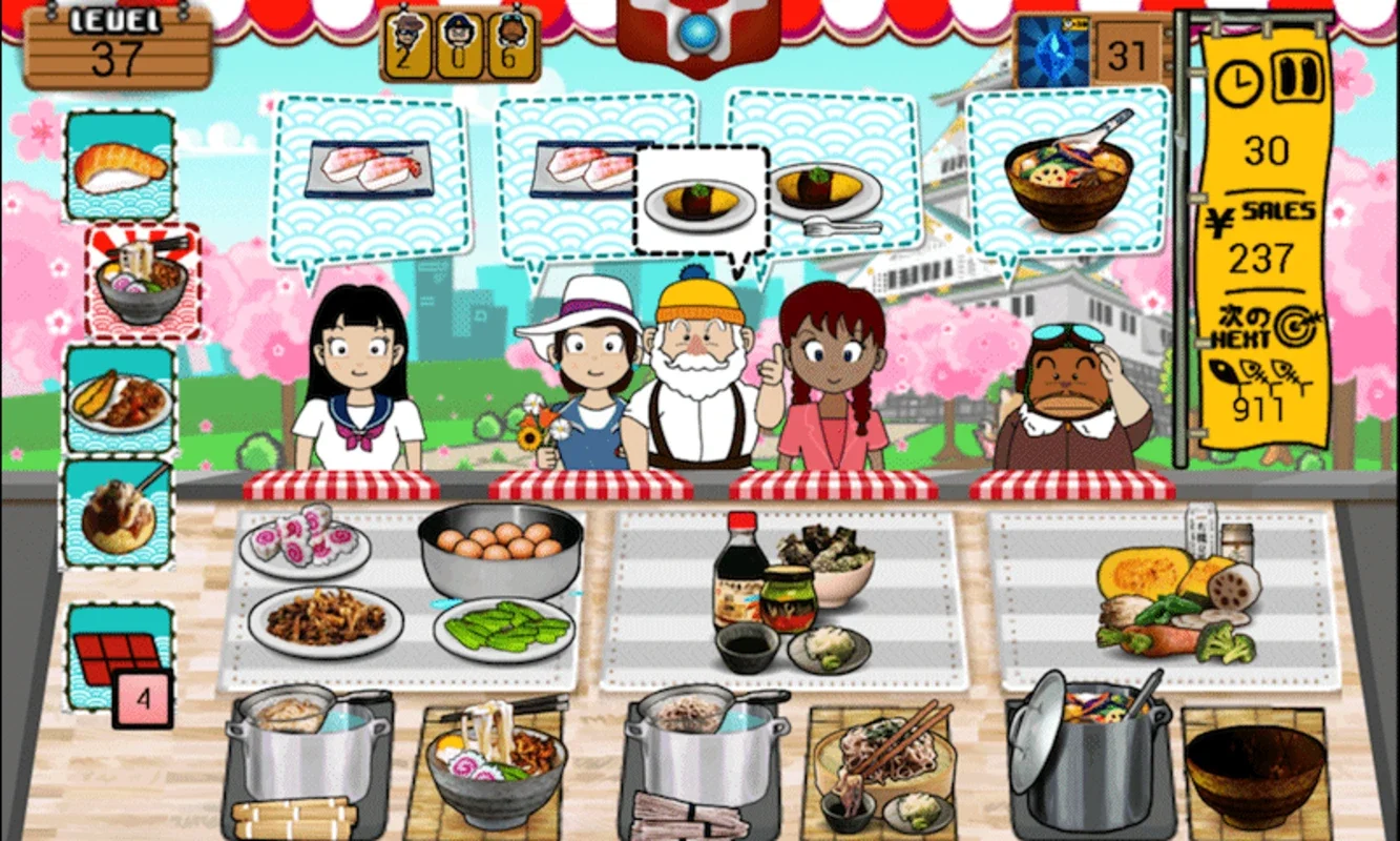 Japan Food Adventure - Tokyo for Android: Culinary Challenges