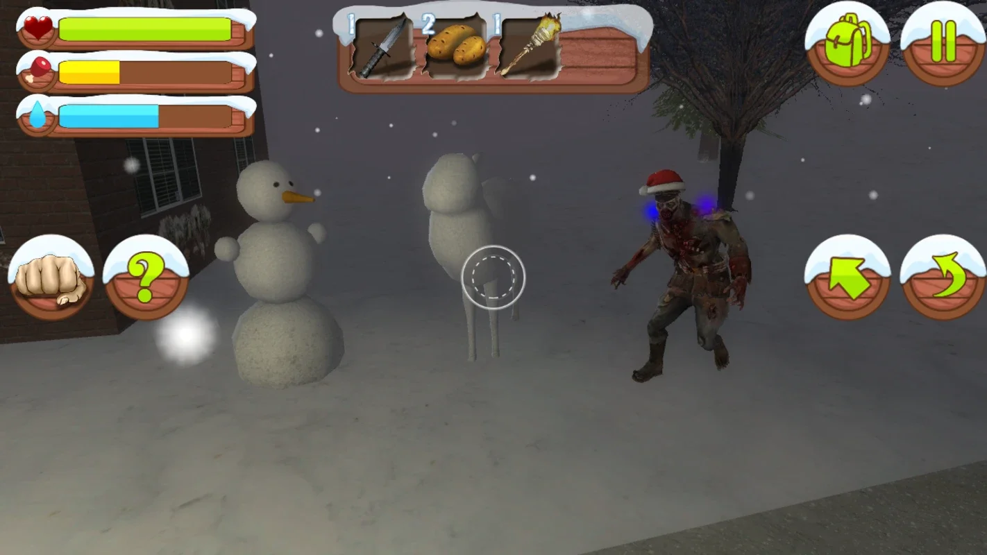 Christmas Zombie Rush for Android - Thrilling Zombie Battles