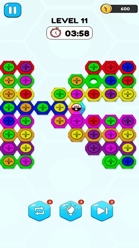 Nut Bolt Color Puzzle for Android - Solve Color Puzzles and Become a Master