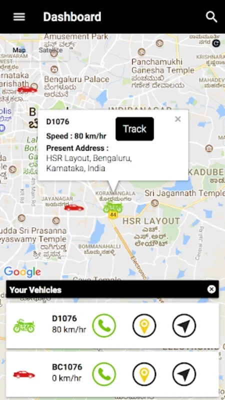 LivePin for Android: Comprehensive Vehicle Tracking