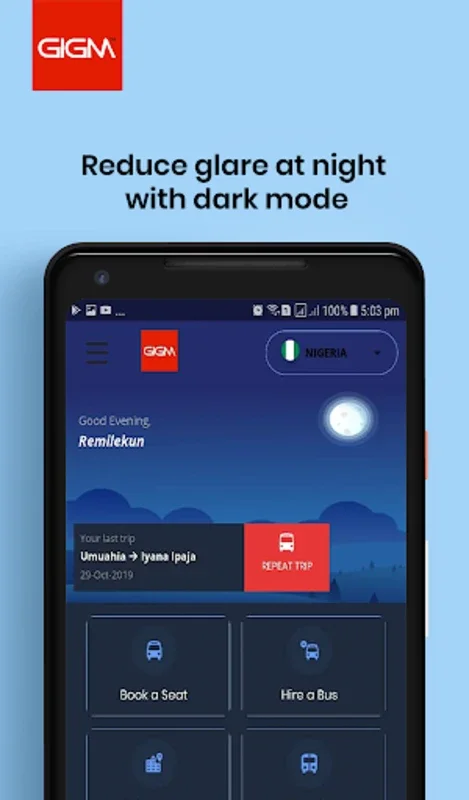 GIG Mobility for Android: Revolutionizing Nigerian Bus Travel
