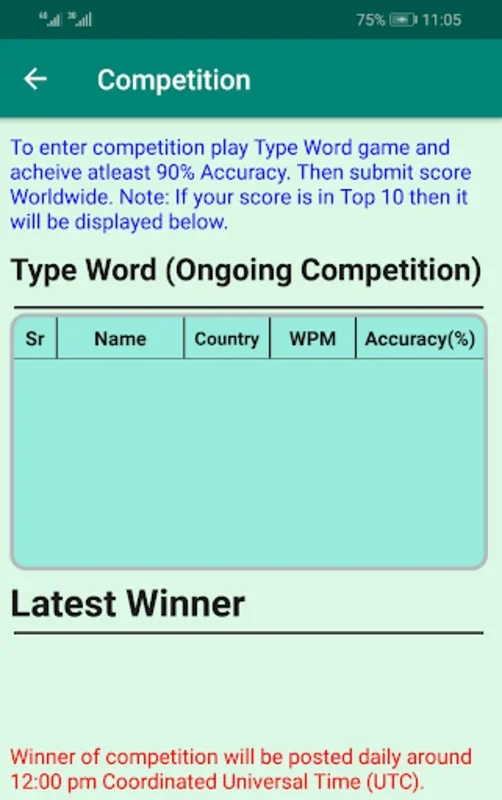 Catch Word - Typing Game for Android - No Download Needed