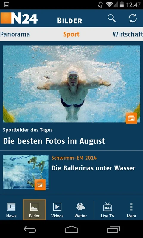 N24 News for Android - Stay Informed with German News