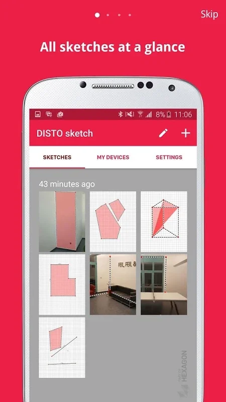 DISTO sketch for Android - Precise Sketching App