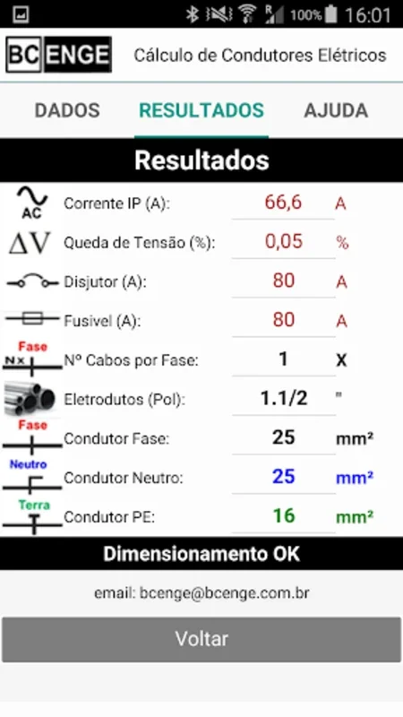 Bcenge for Android - Optimize Electrical Installations