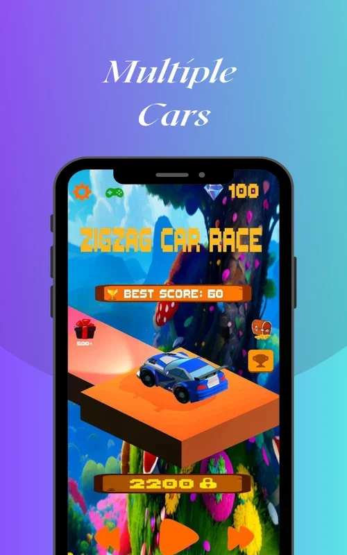 ZigZag Car Race for Android - Thrilling Zigzag Racing