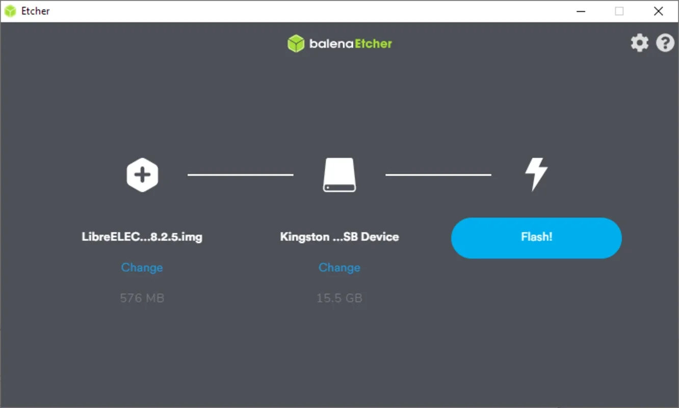 balenaEtcher for Mac - Simple Disk - Burning Solution