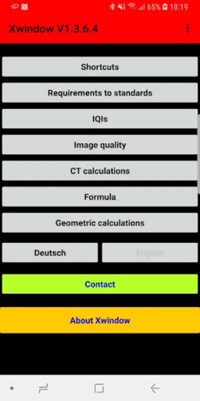 Xwindow for Android: Precision Tools for NDT