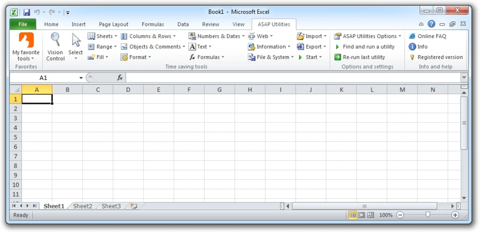 ASAP Utilities for Windows - Boost Excel Productivity