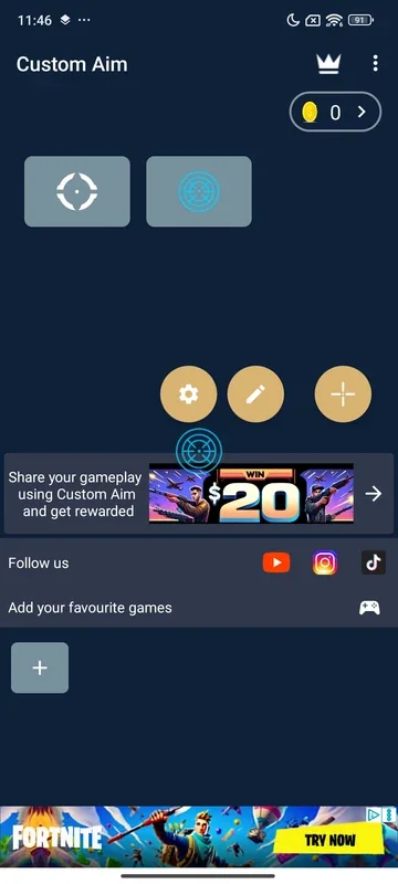 Custom Aim - Crosshair Pro for Android - Enhance Your Aiming Skills