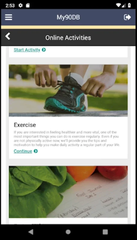 My90DB for Android - Manage Health and Sync Devices