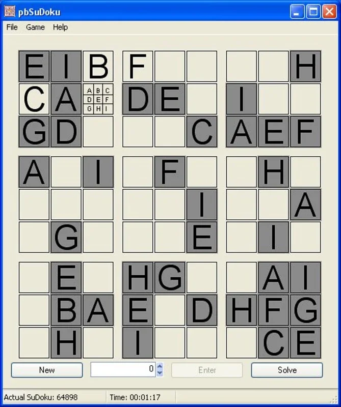 pbSuDoKu for Windows: Engaging Sudoku Game