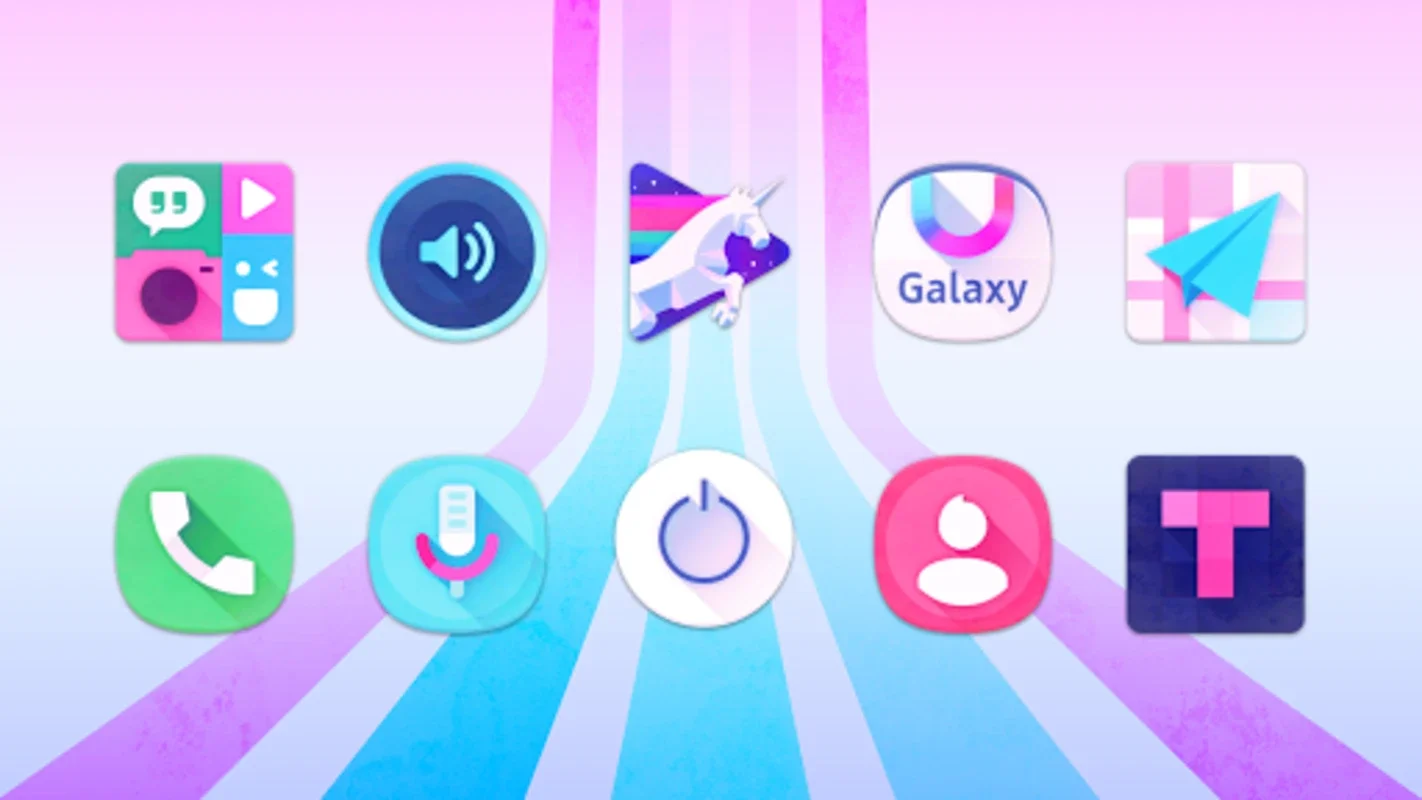 Unicorn Icon Pack for Android - Vibrant Personalization