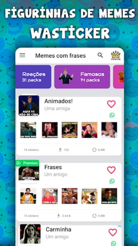 Memes com frases for Android - Enhance WhatsApp Chats