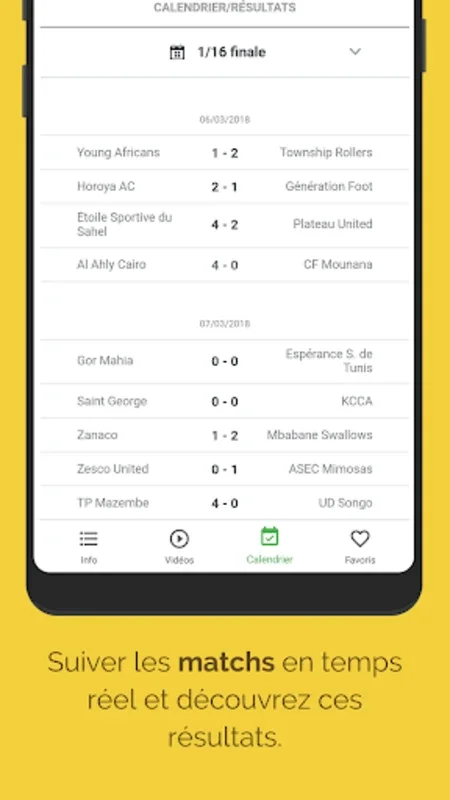 Africa Football - Live score for Android - Stay Connected to African Football