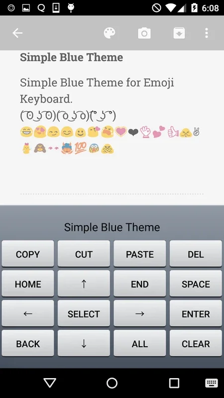 Simple Blue Keyboard for Android: Stylish Typing