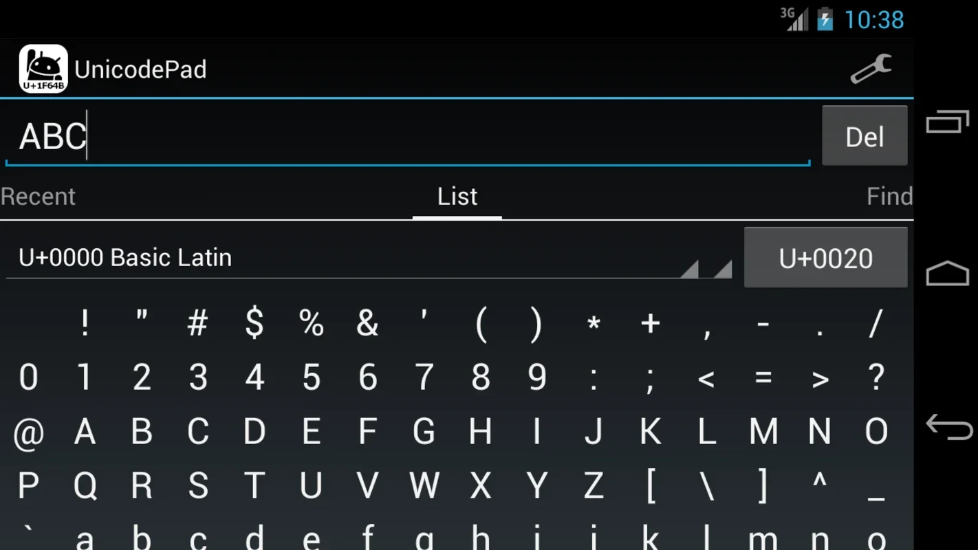UnicodePad for Android - Find and Use Unicode Characters Easily