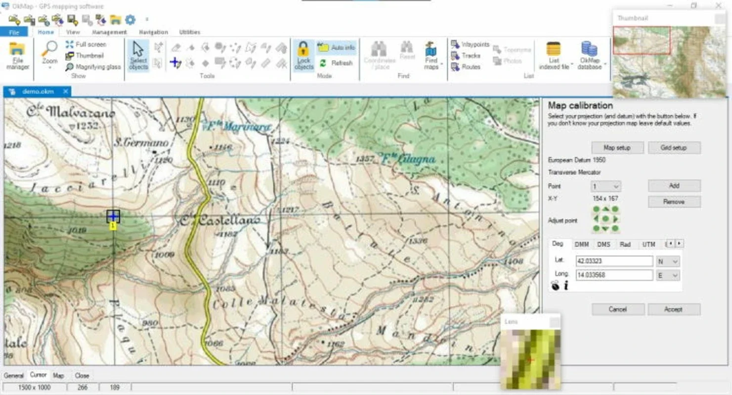 OkMap for Windows: Create and Manage Custom Maps