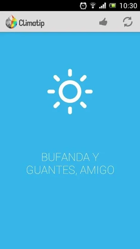 Climatip for Android - Get Quick Weather Info