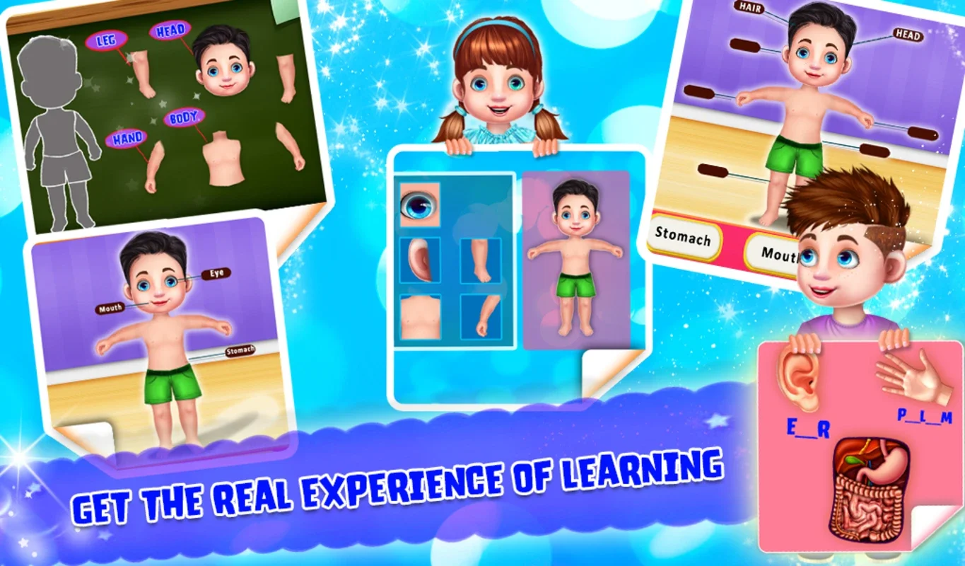 Kids Learning Human Bodyparts for Android - Engaging Educational App