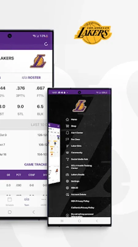 LA Lakers Official App for Android - Get Lakers Updates on the Go