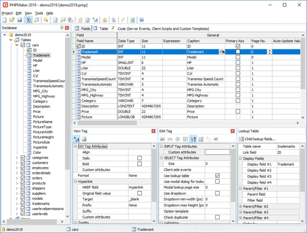 PHPMaker for Windows: Rapid PHP Web Application Generation