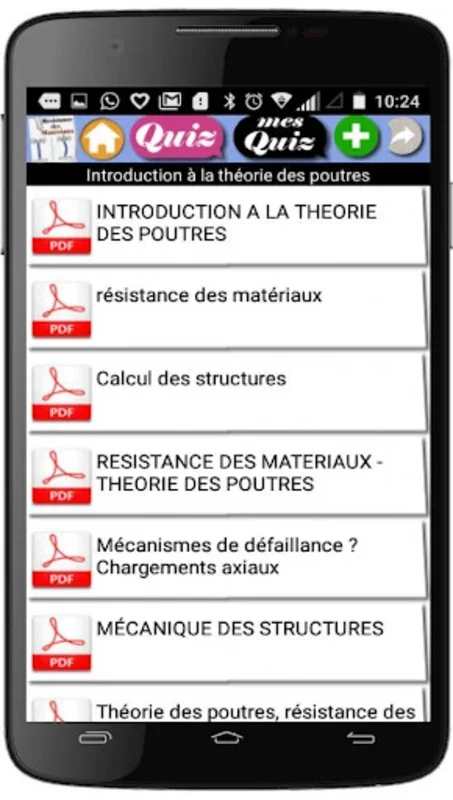 Cours de Résistance des matéri for Android - Master Material Strength