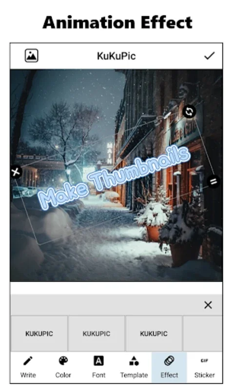 KuKuPic for Android - Create Stunning Photo Graphics Easily