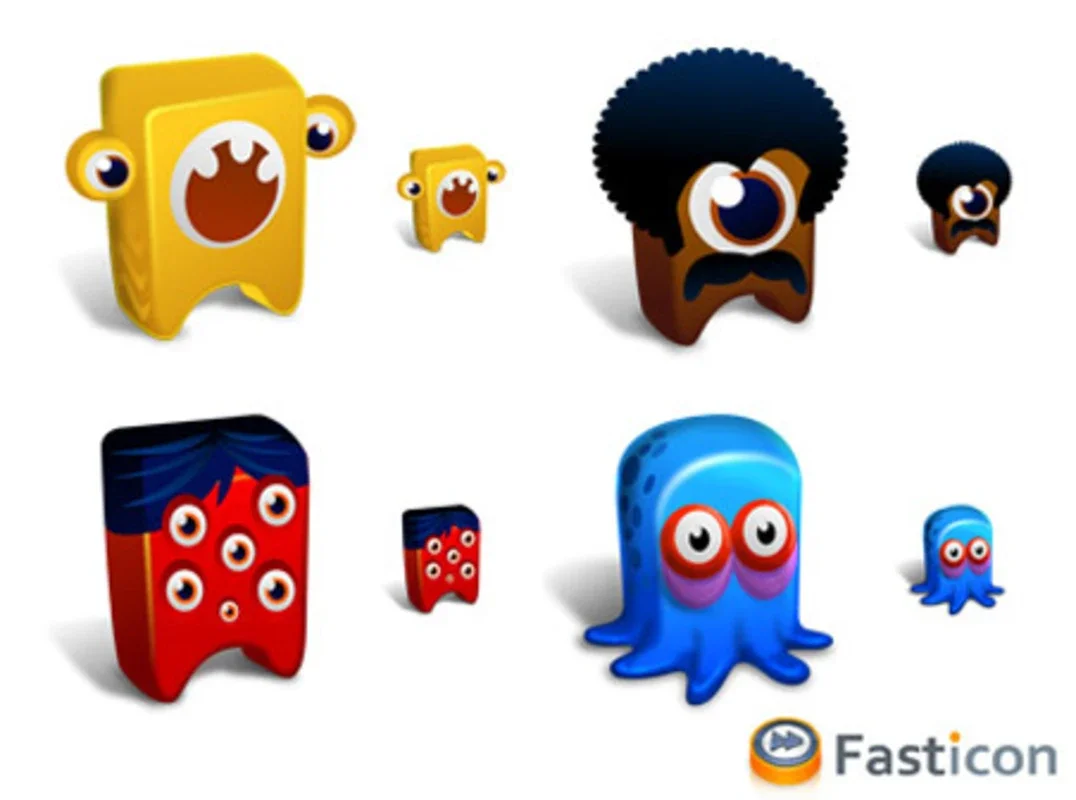 Creatures Icons 2: Fun and Terrific Monster Icons for Windows