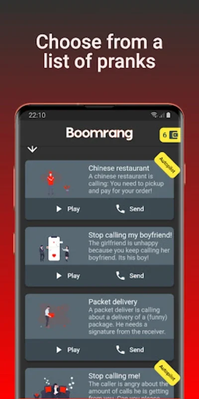 BoomRang for Android: Hilarious Prank Calls with AI